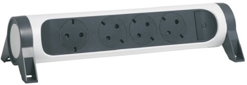 Колодка удлинителя с заземлением и выключателем Legrand Комфорт 4-м 16А 3500Вт бело-черный фото Колодка удлинителя с заземлением и выключателем Legrand Комфорт 4-м 16А 3500Вт бело-черный картинка